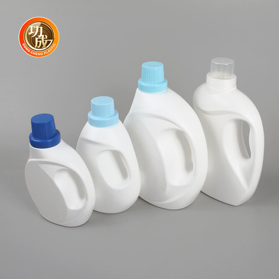 Bottiglia detergente lavante di plastica vuota del PE con il coperchio a vite riutilizzabile