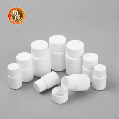 Bottiglie vuote della medicina dell'HDPE di pillola della bottiglia del coperchio a vite di plastica farmaceutico della stampa