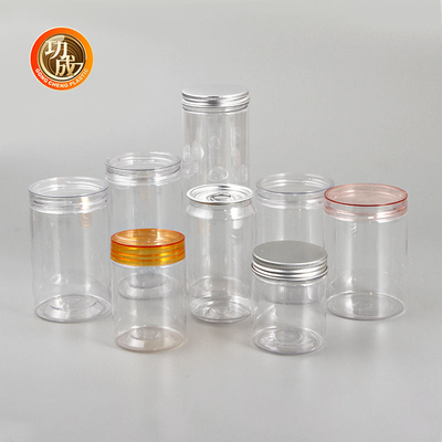 Barattoli di plastica trasparenti del barattolo di biscotto di Candy dell'ANIMALE DOMESTICO 450ml 500ml Candy con i coperchi