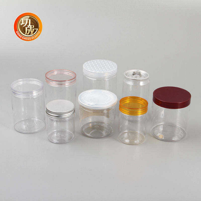 Barattoli dolci di plastica di plastica 6oz dei barattoli di stoccaggio del tè del biscotto di Candy piccoli