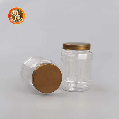 Barattolo rotondo di plastica dell'alimento per animali domestici della bottiglia 87mm dell'inceppamento dell'ampia bocca vuota