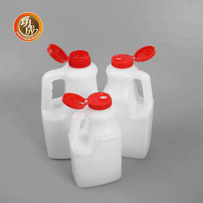 Bottiglia di plastica della salsa di soia dell'alimento su ordinazione dell'HDPE con la maniglia