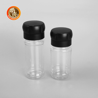 bocca di plastica della vite di bottiglie della spezia 125Ml che condisce Shaker With Lid