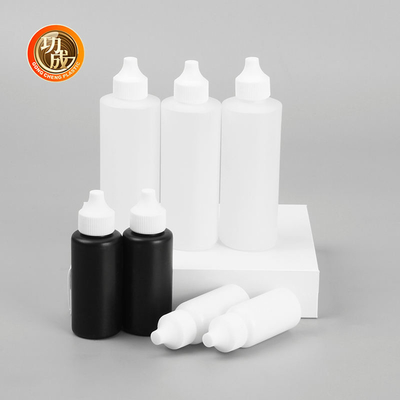 20 mm Goccia per bocca e occhi Goccia per occhi Bottiglia di liquido di plastica E con tappo a vite a prova di bambini