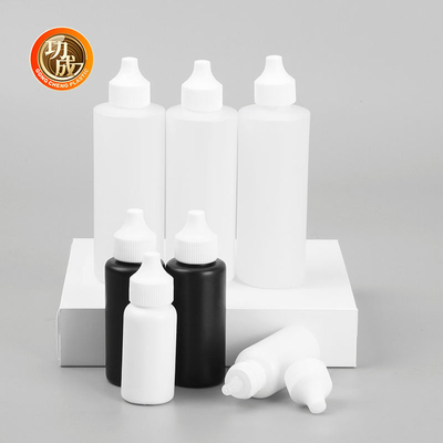 OEM Contenitori per la distribuzione di olio a bottiglia con tappo vuoto a torsione di pigmento di plastica