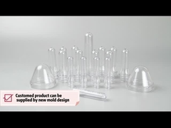 Semilavorato trasparente su ordinazione dell'ANIMALE DOMESTICO per le bottiglie di acqua 1 litro