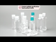 Bottiglia del prodotto disinfettante della mano di dimensione di viaggio di PLA di PCR dell'OEM Mini Plastic Sanitizer Bottle con il supporto del silicone