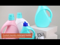 Bottiglie di plastica detergenti liquide della lavanderia dell'HDPE con il gallone di misurazione 3000ml del cappuccio 1