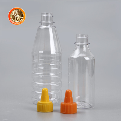 Bottiglia di Flip Top Plastic Squeeze Sauce per sciroppo 250ml 500ml