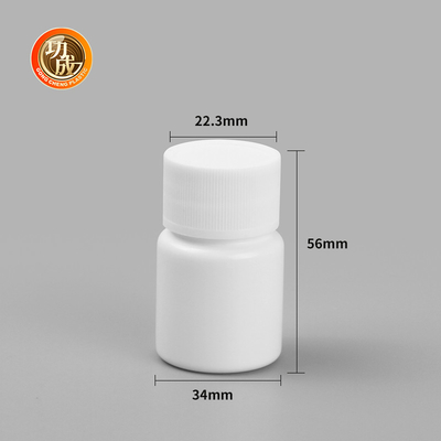 Bottiglie di pillola della medicina della capsula di Matte Plastic Pill Bottle 15ml 20ml 30ml dell'HDPE