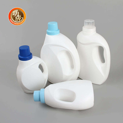 Bottiglia detergente liquida bianca vuota della bottiglia 1000ml 1500ml 3000ml del detersivo di lavanderia dell'HDPE