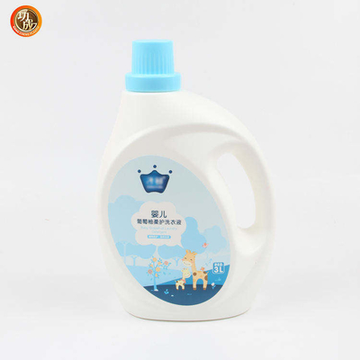 Bottiglia liquida di plastica del detersivo di lavanderia dell'HDPE vuoto 3L 1 gallone