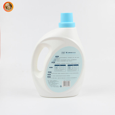 Bottiglie di plastica detergenti liquide della lavanderia dell'HDPE con il gallone di misurazione 3000ml del cappuccio 1