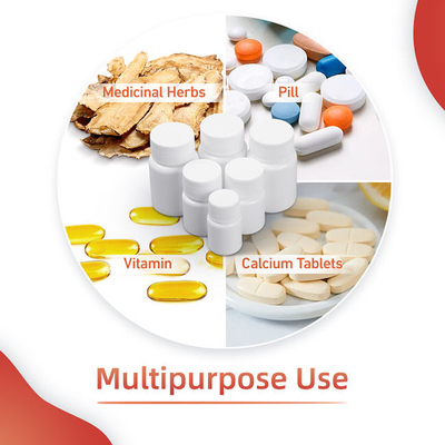 Bottiglie vuote della medicina dell'HDPE di pillola della bottiglia del coperchio a vite di plastica farmaceutico della stampa