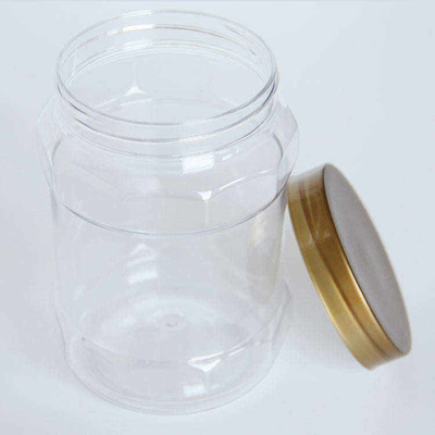 Barattolo rotondo di plastica dell'alimento per animali domestici della bottiglia 87mm dell'inceppamento dell'ampia bocca vuota