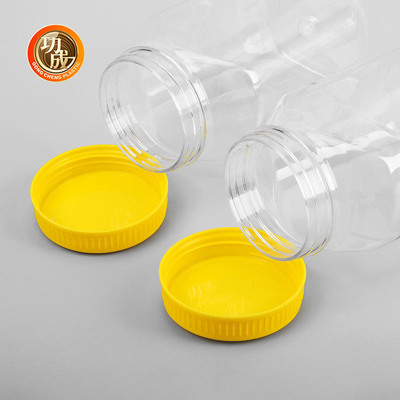 Contenitori con tappo a vite di plastica di Candy della grande bottiglia di plastica trasparente dell'inceppamento