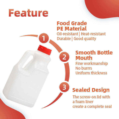 Olio di sesamo di condimento della bottiglia della salsa di soia di bianco 1000ml 1100ml 1600ml 1900ml 2000ml della bottiglia del pe