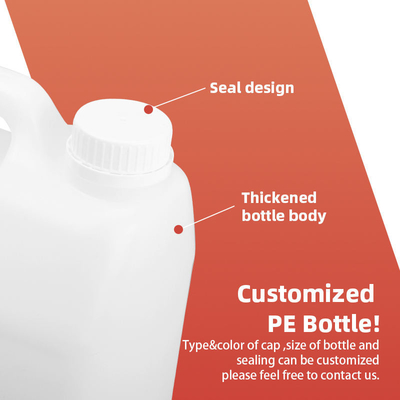 Bottiglia di plastica dell'olio di arachide del commestibile della bottiglia dell'olio da cucina dell'HDPE di rettangolo