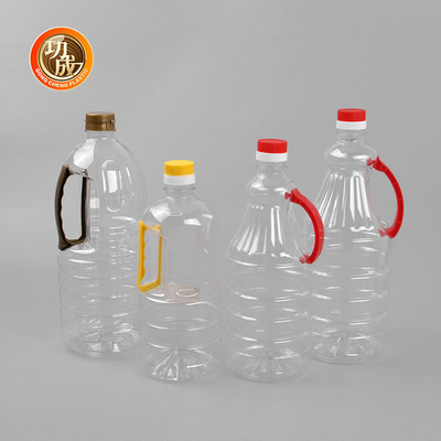 Bottiglie di plastica trasparenti del condimento dell'ANIMALE DOMESTICO per la cottura dell'olio da tavola 1600ml 1680ml 1800ml