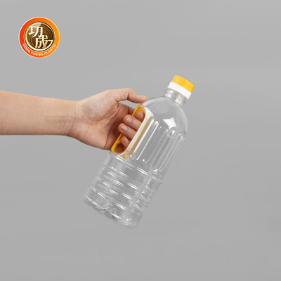 Bottiglie di plastica trasparenti del condimento dell'ANIMALE DOMESTICO per la cottura dell'olio da tavola 1600ml 1680ml 1800ml