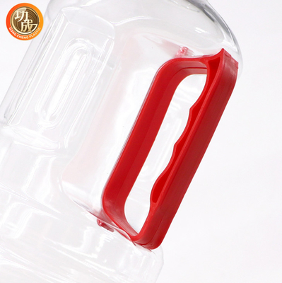 Il condimento di plastica su ordinazione imbottiglia la bottiglia trasparente della salsa di soia dell'ANIMALE DOMESTICO di 800ml 900ml