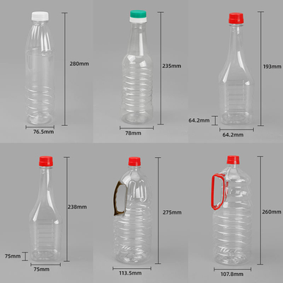 il condimento di plastica di 380ml 500ml 760ml imbottiglia la bottiglia vuota dell'olio da tavola del quadrato