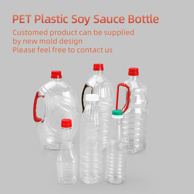 il condimento di plastica di 380ml 500ml 760ml imbottiglia la bottiglia vuota dell'olio da tavola del quadrato