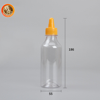 La perdita rinforza la bottiglia di plastica di compressione della salsa ketchup dell'ANIMALE DOMESTICO della bottiglia della salsa di compressione