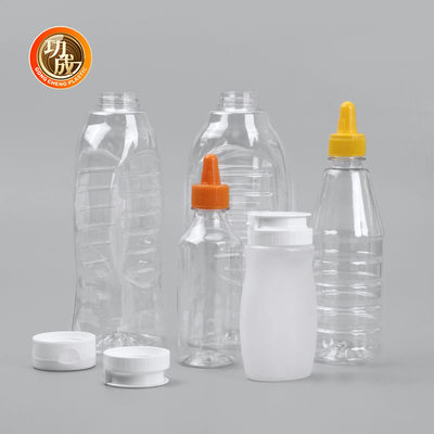 Bottiglia 230ml 250ml 500ml 1000ml di Flip Cap Plastic Squeeze Sauce per salsa ketchup