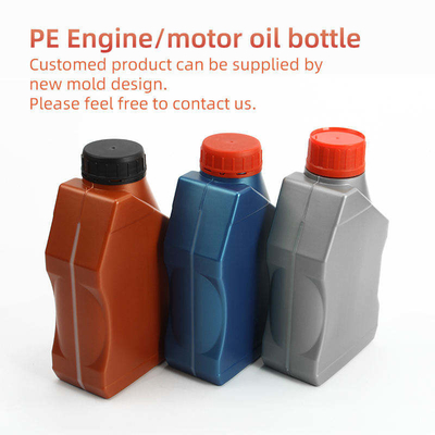 Contenitore vuoto dell'olio di motore del coperchio a vite della bottiglia 1000ml dell'olio per motori del PE