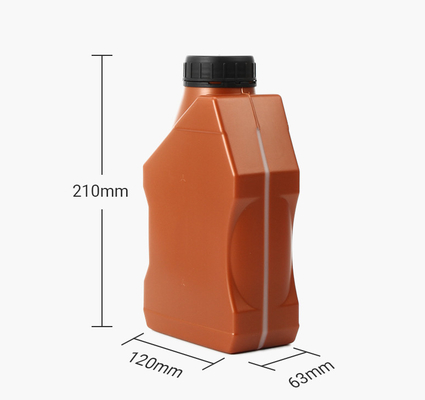 Contenitore vuoto dell'olio di motore del coperchio a vite della bottiglia 1000ml dell'olio per motori del PE