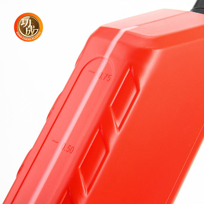 Bottiglia blu rossa del combustibile della benzina della bottiglia vuota dell'olio per motori dell'HDPE