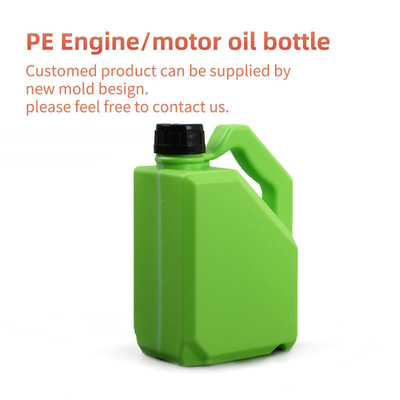Olio per motori portatile che lubrifica la bottiglia di plastica della benzina della bottiglia con il cappuccio