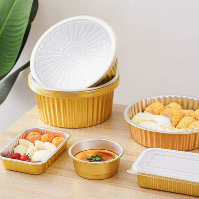Coperchio eliminabile di Tray Lunch Box With Plastic del di alluminio del grado degli alimenti a rapida preparazione