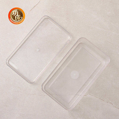 Lo stoccaggio di plastica quadrato dell'ANIMALE DOMESTICO trasparente stona il contenitore di alimento di plastica 660Ml con i coperchi