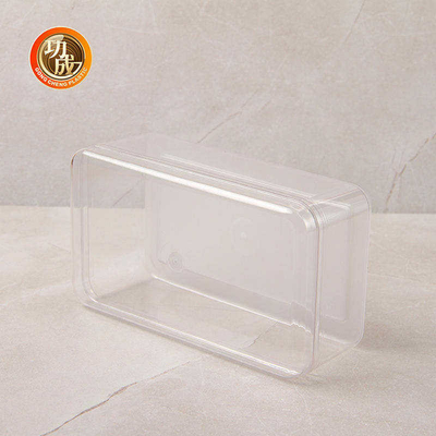 Lo stoccaggio di plastica quadrato dell'ANIMALE DOMESTICO trasparente stona il contenitore di alimento di plastica 660Ml con i coperchi