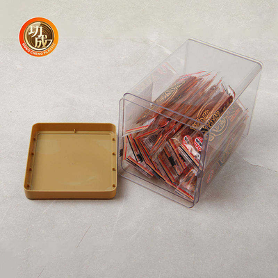 L'ANIMALE DOMESTICO di plastica personalizza i contenitori di alimento matti dei contenitori di imballaggio con i coperchi 1380ml