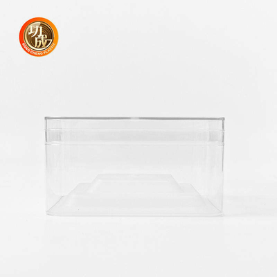 ODM di plastica della scatola di plastica dell'ANIMALE DOMESTICO dei contenitori di alimento del quadrato trasparente