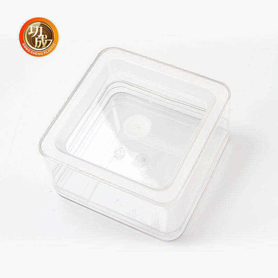 600ml 810ml personalizzano il contenitore rettangolare trasparente di alimento PER ANIMALI DOMESTICI dei contenitori di imballaggio