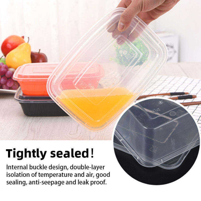 L'OEM personalizza l'imballaggio alimentare asportabile Tray With Lid dei contenitori di imballaggio