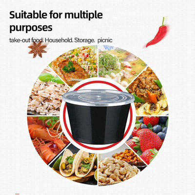 L'OEM personalizza l'imballaggio alimentare asportabile Tray With Lid dei contenitori di imballaggio