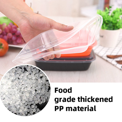 L'OEM eliminabile elimina a contenitori i vassoi di plastica con i coperchi
