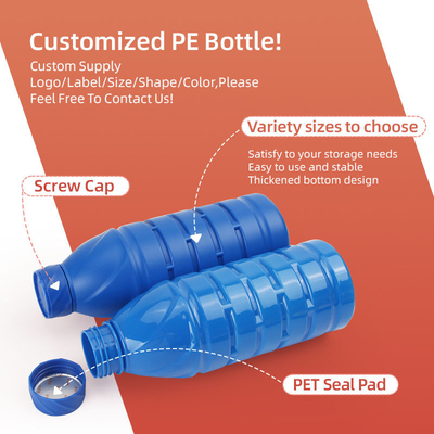 Antiparassitari vuoti che imballano la bottiglia chimica di plastica 500ml 1000ml delle bottiglie