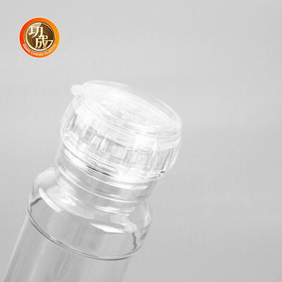 Condimento di plastica trasparente su ordinazione Shaker Jars 250ml 500ml delle bottiglie della spezia