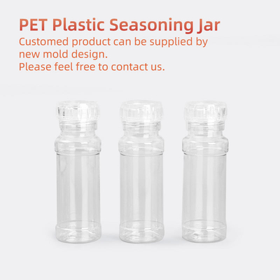 Barattoli della spezia dell'ANIMALE DOMESTICO di Shaker Plastic Spice Bottles 350ml 500ml del commestibile