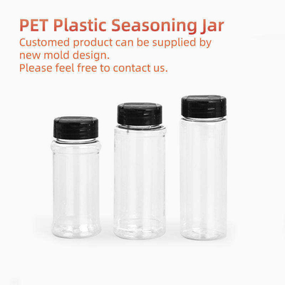 la spezia di plastica 100Ml imbottiglia le polveri delle erbe che condiscono Shaker Containers