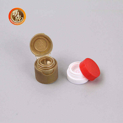 PE di plastica pp Flip Top Caps di plastica della capsula di soia della vite su ordinazione della salsa