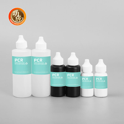 30 ml 50 ml 120 ml Pcr Bottiglie di plastica riciclata con ugello