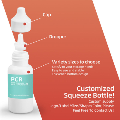 Cosmetici Eco-Friendly Pcr Shampoo Bottiglie di plastica con capo torto