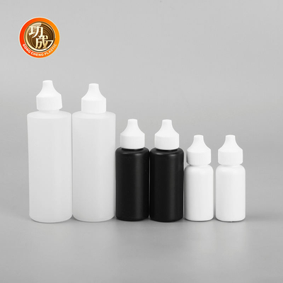 Applicatore di coloranti per capelli a base di olio morbido Bottiglia di plastica 30 ml con tappo di distribuzione aperto
